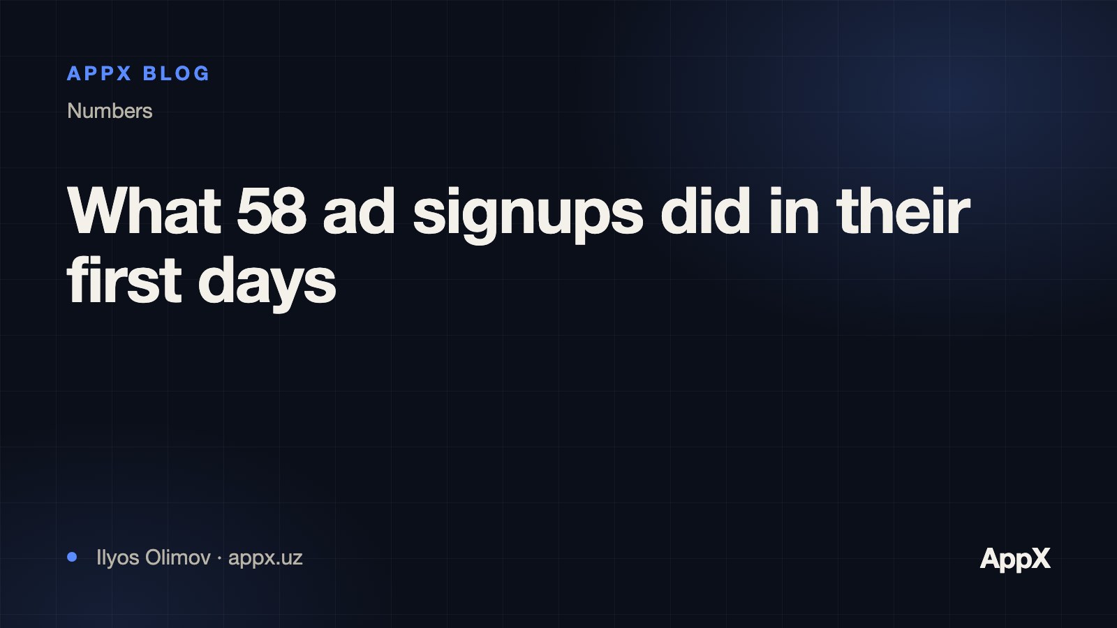 What 58 ad signups did in their first days